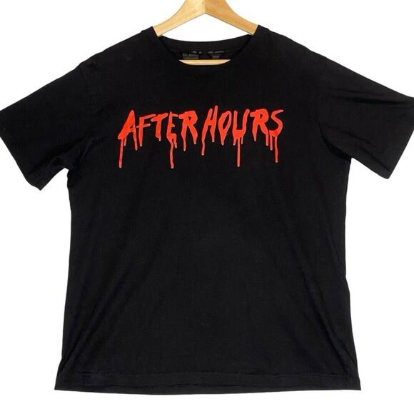 VLONE Other - The Weeknd x Vlone After Hours Tee Blood Drip L Streetwear Skater Goth Grunge